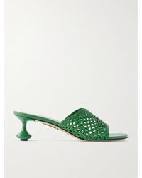 Loewe - Paula's Ibiza Toy Mules Aus Geflochtenem Leder - Lyst