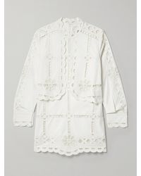 Isabel Marant - Praline Broderie Anglaise Cotton Mini Dress - Lyst