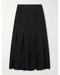 Simone Rocha - Cotton-Blend Canvas Midi Skirt - Lyst