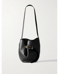 Liffner - Beuteltasche Aus Leder Mit Schnalle - Lyst