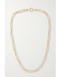 David Yurman Lexington 18-karat Gold Diamond Necklace - White