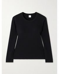 Leset - Kelly Oberteil Aus Geripptem Stretch-Baumwoll-Jersey - Lyst