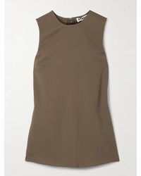 STAUD - Bronte Crepe Tank - Lyst
