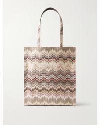 Missoni - Striped Woven Lurex Tote - Lyst