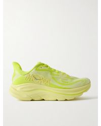 Hoka One One - Clifton 10 Sneakers Aus Mesh Mit Jacquard-Muster Und Gummibesätzen - Lyst