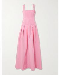 Rebecca Vallance - Robe Du Soir En Taffetas À Plis Et À Ceinture Amaro - Lyst