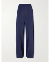 Lanvin - Knitted Wide-Leg Pants - Lyst