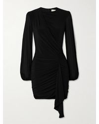 Isabel Marant - Vinia Cutout Ruched Stretch-Jersey Mini Dress - Lyst