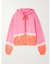 The Elder Statesman - Tie-Dyed Cotton And Cashmere-Blend Jersey Hoodie - Lyst