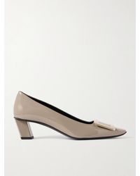 Roger Vivier - Belle Vivier 45 Patent-Leather Pumps - Lyst