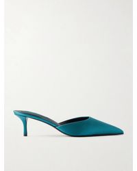 Alaïa - Le Coeur 55 Satin Mules - Lyst