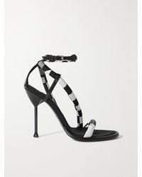 PUCCI - Patent-Leather Trimmed Printed Shell Sandals - Lyst
