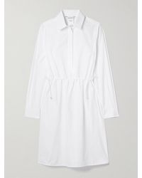 Max Mara - Juanita Cotton-Poplin Mini Shirt Dress - Lyst