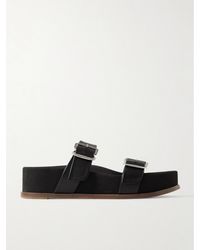 Gabriela Hearst - Wren Leather Platform Slides - Lyst