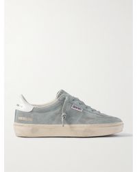 Golden Goose - Soul-Star Sneakers Aus Veloursleder Mit Lederbesätzen - Lyst