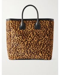 Nili Lotan - Freddie Leather-Trimmed Animal-Print Calf Hair Tote - Lyst