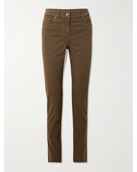 James Purdey & Sons - Stretch-Cotton, Tencel And Silk-Blend Twill Skinny-Leg Pants - Lyst