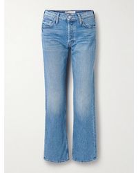 Mother - The Smarty Mid-Rise Slim-Leg Jeans - Lyst