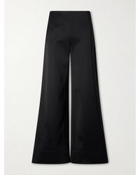 TOTEME - Satin Wide-Leg Pants - Lyst