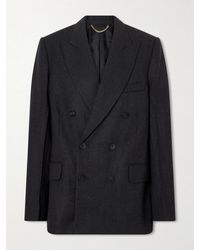 Victoria Beckham - Beatrice Double-Breasted Wool Blazer - Lyst