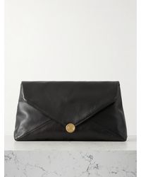 Dries Van Noten - Clutch Aus Strukturiertem Leder - Lyst