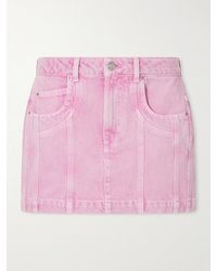 Isabel Marant - Mini-Jupe Juana En Jean - Lyst