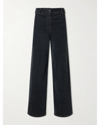 Nili Lotan - Megan Cotton-Blend Corduroy Wide-Leg Pants - Lyst