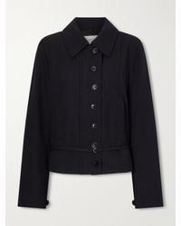 Dries Van Noten - Cropped Belted Wool Jacket - Lyst