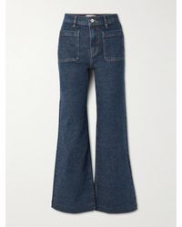 FRAME - The Refined High-Rise Wide-Leg Jeans - Lyst