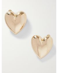 Jennifer Fisher - Puffy Heart-Plated Earrings - Lyst