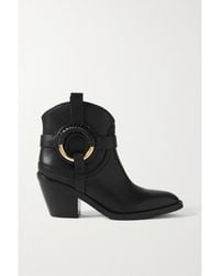 See By Chloé - Hanna Leather Cowboy Boot - Lyst