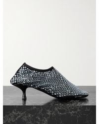 Christopher Esber - Minette Pumps Aus Mesh Mit Lederbesätzen Und Kristallen - Lyst