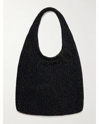Gabriela Hearst - Manasa Bead-Embellished Cashmere Shoulder Bag - Lyst