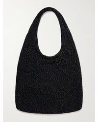 Gabriela Hearst - Sac Porté Épaule En Cachemire À Perles Manasa - Lyst
