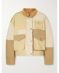 Isabel Marant - Risla Corduroy-Trimmed Cotton Jacket - Lyst