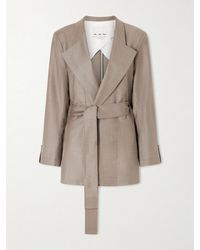 Sa Su Phi - Lauren Belted Wool-Twill Blazer - Lyst