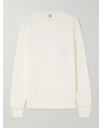 TOTEME - Garderob Wool And Silk-Blend Sweater - Lyst