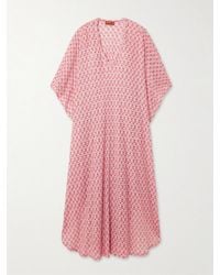 Missoni - Striped Metallic Crochet-Knit Coverup - Lyst