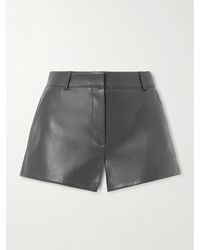 Frankie Shop - Kate Faux Leather Shorts - Lyst