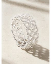 De Beers London - Lotus By De Beers 18-Karat Diamond Ring - Lyst