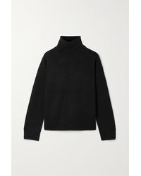 Co. Wool And Cashmere-blend Turtleneck Jumper - Black