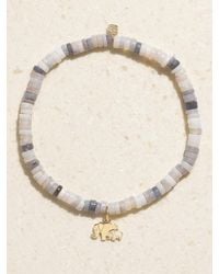 Sydney Evan - Elephant Family 14-Karat, Enamel, Opal And Diamond Bracelet - Lyst