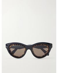 Loewe - Anagram Cat-Eye Acetate Sunglasses - Lyst