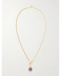 Roxanne Assoulin - The Single Drop-Tone And Cubic Zirconia Necklace - Lyst