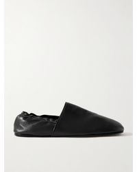 KHAITE - Banks Leather Loafers - Lyst