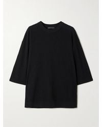 Tibi - Sable Cotton-Blend Jersey T-Shirt - Lyst