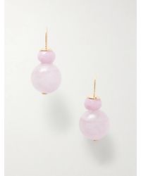 Jennifer Behr - Jaycee-Tone And Crystal Earrings - Lyst