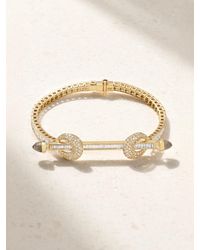 ANANYA - Chakra 18-Karat, Diamond And Quartz Tennis Bracelet - Lyst