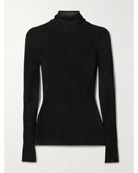 FFORME - Elin Ribbed-Knit Turtleneck Sweater - Lyst