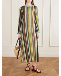 STAUD Claretta Open Back Knit Maxi Dress in Brown | Lyst STAUD Claretta Open Back Knit Maxi Dress in Brown | Lyst